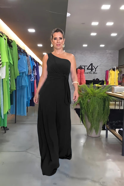 Johanna - Modischer Ein-Schulter-Jumpsuit