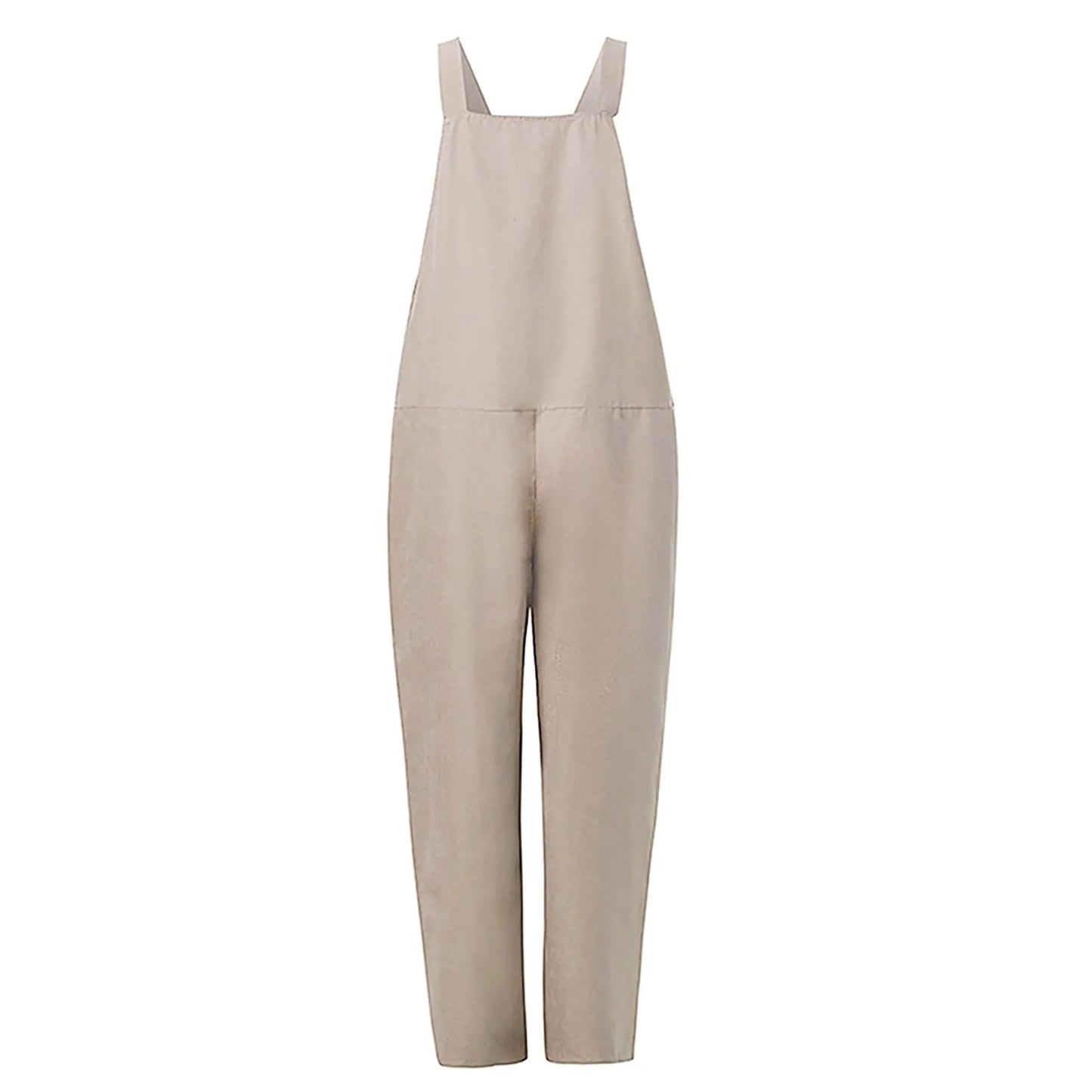 MOIRA - Overall Jumpsuit aus locker gebundener Baumwolle und Leinen