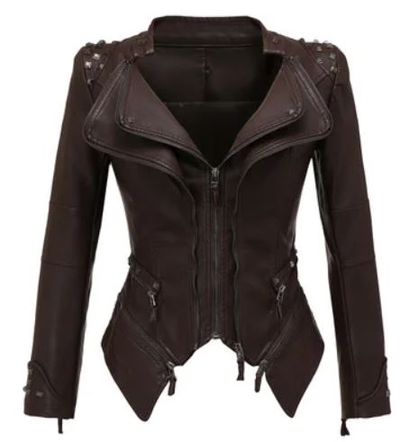 TRIX - Damen Kunstlederjacke