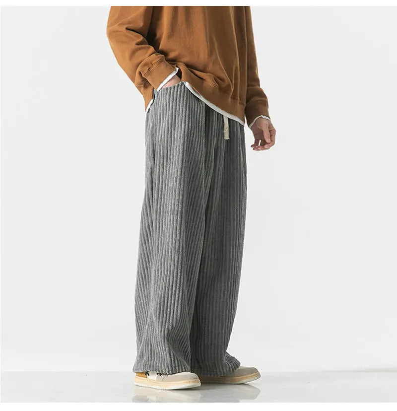 YOHAN - Modische oversized Cordhosen