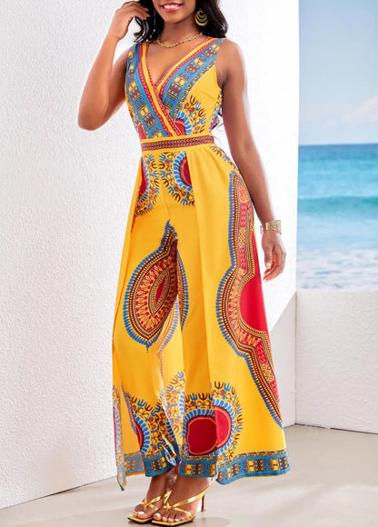 BRIA - Jumpsuit mit afrikanischem Druck im Dashiki-Stil