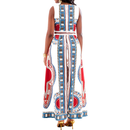 BRIA - Jumpsuit mit afrikanischem Druck im Dashiki-Stil