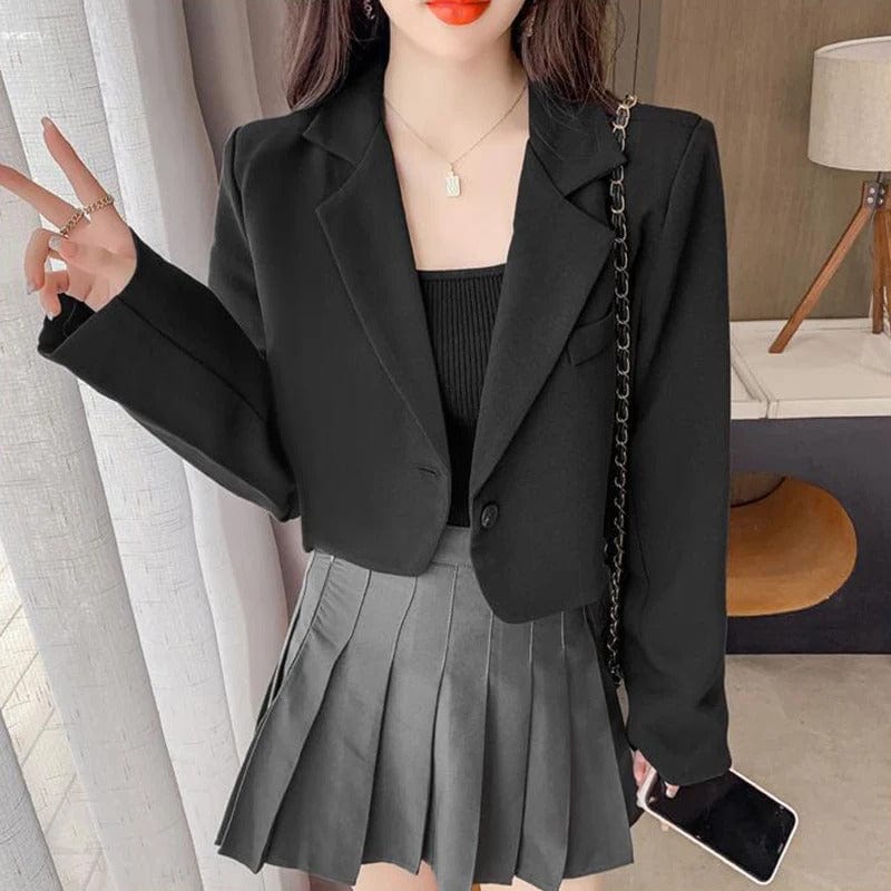 MARIAH - Mode Cropped Blazer Jacke