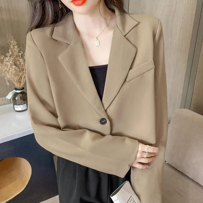 MARIAH - Mode Cropped Blazer Jacke