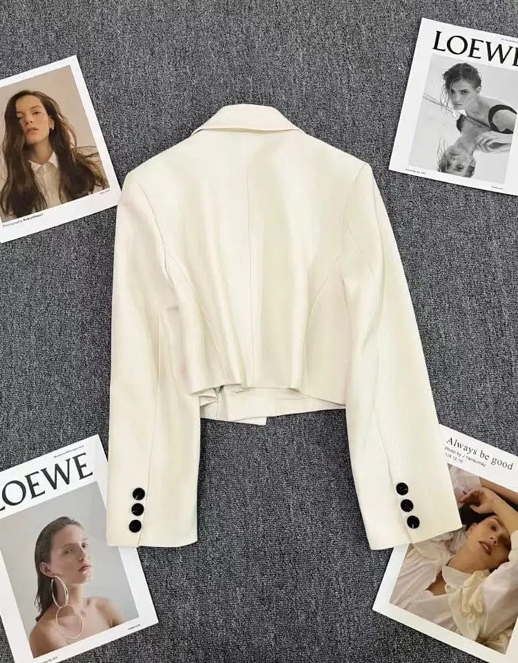 MARIAH - Mode Cropped Blazer Jacke