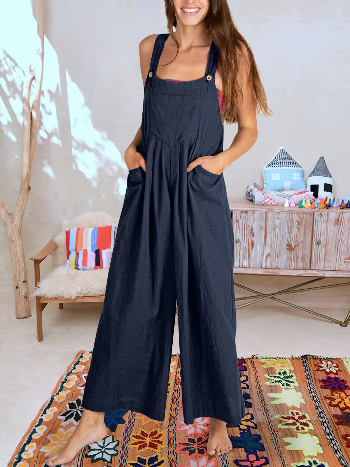 BEATRIZ - Ärmelloser Jumpsuit für Frauen