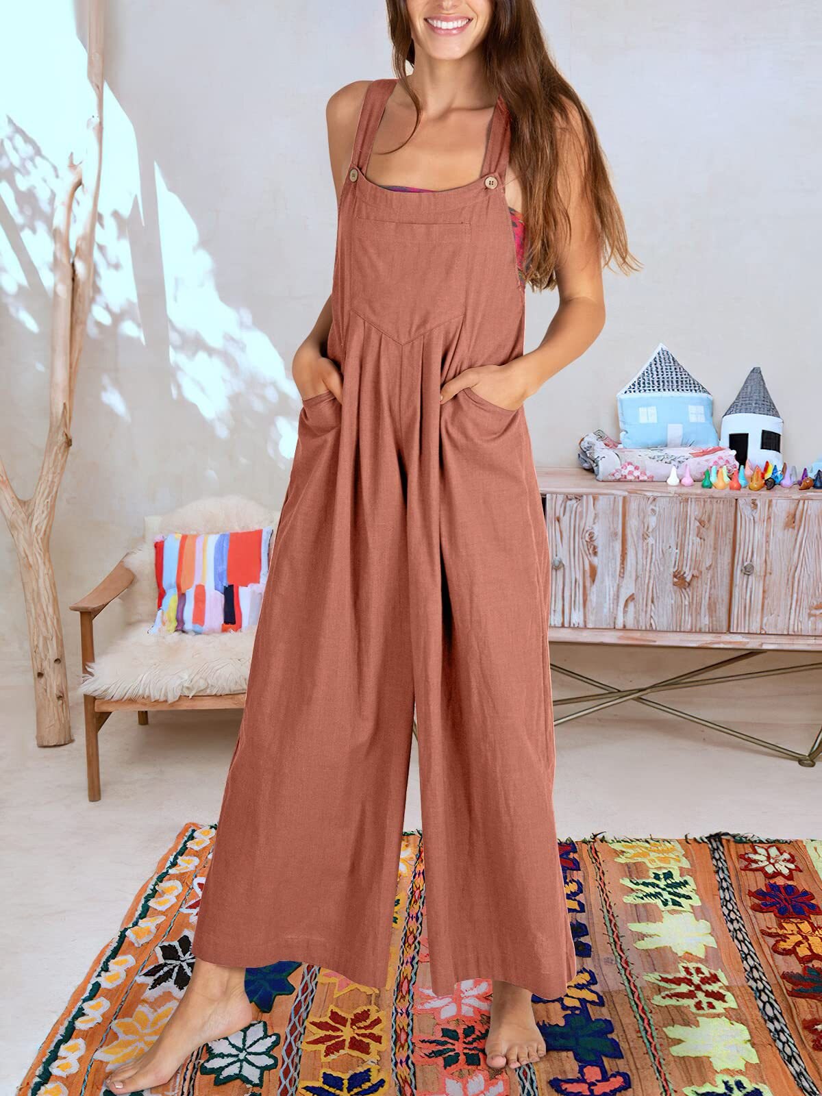 BEATRIZ - Ärmelloser Jumpsuit für Frauen